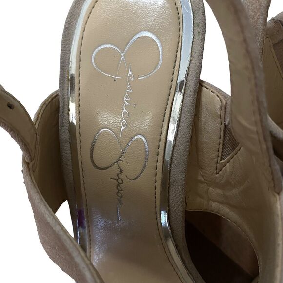 Jessica Simpson Elbella Women's Jeweled Sandals High Heels 8.5 - Picture 4 of 15